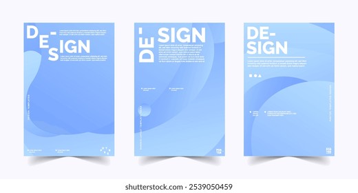 Plantillas de diseño de fondo cartel de color Abstractas