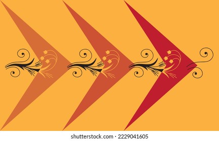 background design that i draw on orange background