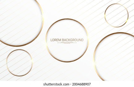 background design with thin gold lines, white and gold combination, perfect for backgrounds, posters, wallpapers and more
