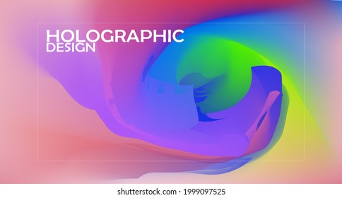 background design with unique of holographic
