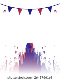 background design for the United States Independence Day