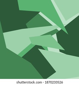 background design with various pastel green rectangles.