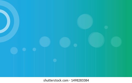 Background Design/ Vector Eps 10 / Blue And Green Gradiant Type