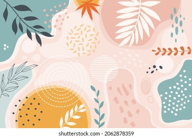 Background for design. Vector design templates in simple modern style with copy space for text.