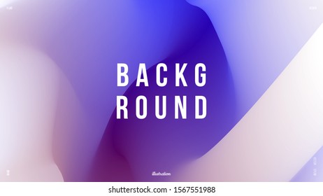 Background design. Vibrant gradient. Indigo, blue, white color. Applicable for placard, banner, flyer, presentation, cover and report. Eps10 vector.