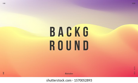 Background design. Vibrant gradient. Spanish crimson, indigo, atomic tangerine canary color. Applicable for placard, banner, flyer, presentation, cover and report. Eps10 vector.