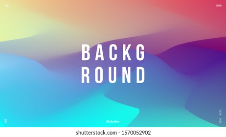 Background design. Vibrant gradient. Spanish crimson, indigo, pastel yellow, pale cyan, medium aquamarine, aqua color. Applicable for placard, banner, flyer, presentation, cover, report. Eps10 vector.