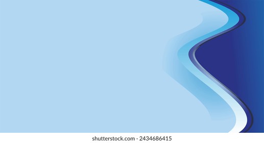 The background design for visual communication design is a composition of empty space in light blue for the purpose of placing text and illustrations