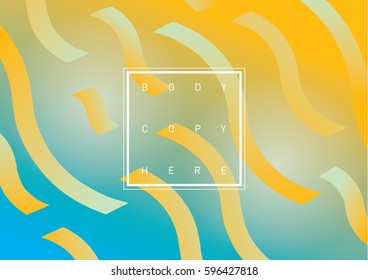 Background design with wave band/ Abstract background vector art