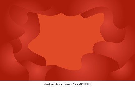 The background design with waves and gradations in red is simple but luxurious. Abstract web banner. Wave and liquid patterns. Abstract background. EPS 10.