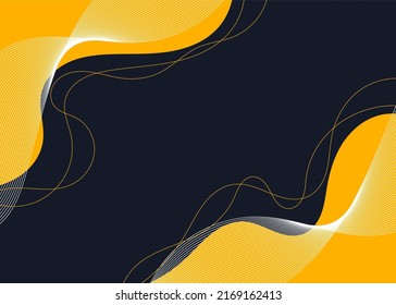 background design with wavy shape theme