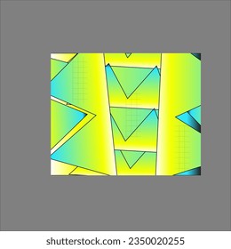 background design yellow and see green