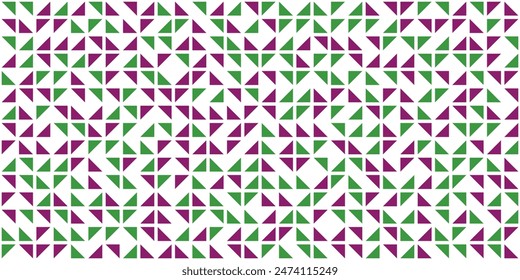 Background of different color chaotic triangles.