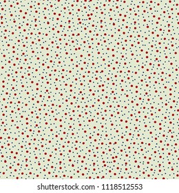 Background with different dots. Polka dot. Vector illustration