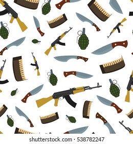 The background of the different military weapons.
