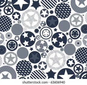 background with different stars