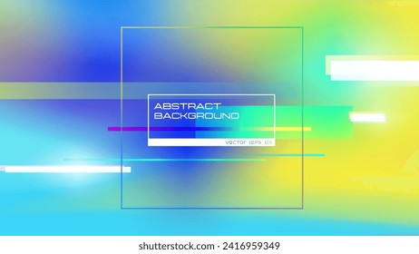 Background in digital futuristic sci-fi style. Stripes and lines on mesh gradient background. Wallpaper in cyberpunk style