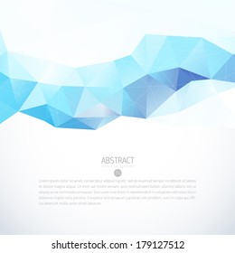 background digital geometric abstraction vector fashionable scene with polygon item template for design background digital geometric straight water abstraction scene glass ripple clouds trendy site bl