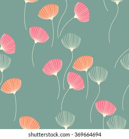 Background with dill. Seamless pattern with fennel. Seamless pattern can be used for wallpaper, pattern fills, web page background, surface textures.