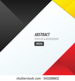background dimension modern, black, red, yellow