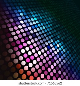 Background of disco lights