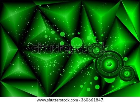 Background for disco and musical event flyer. Ideal for poster and music background.