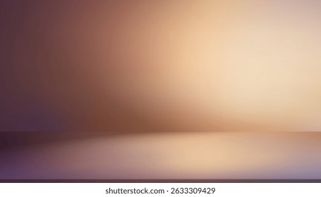 Tecnologia Background.Brown,Purple Wall Studio Room with Light,Shadow on Floor,Studio shot for Autumn,Exposição de produtos de inverno,Suporte de pódio de vetor com efeito de luz