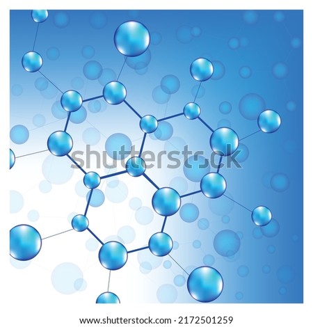 Background DNA molecule vector illustration 