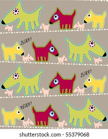 background with dogs