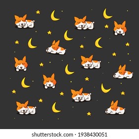 Background of the dogs for Shirt pattern and Vector background pattern. Glass or handkerchief pattern