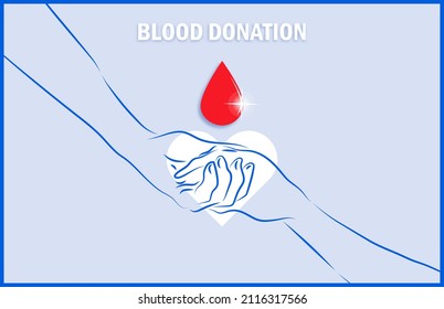 Antecedentes para donar sangre para ayudar a la gente. El concepto de trasfondo hospitalario.