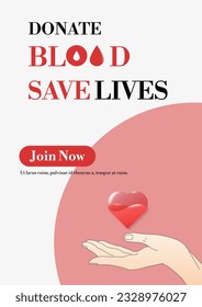 Antecedentes para donar sangre para ayudar a la gente. El concepto de trasfondo hospitalario.