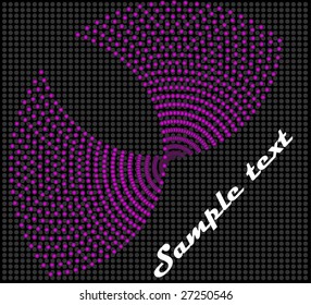 background from dot; clip-art