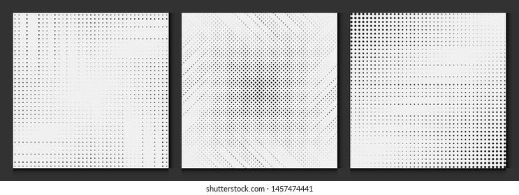 Background dot pattern abstract halftone geometric design vector.