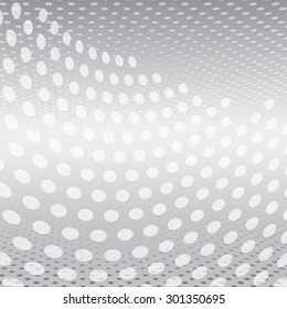 Background dots, abstraction, blending, transparency, perspective, banner, vector illustration