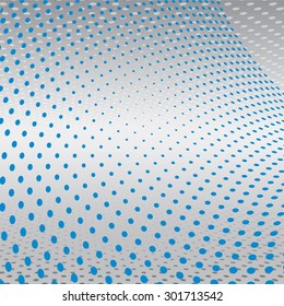 Background dots, abstraction, blending, transparency, monochrome color, perspective, vector, banner, illustration