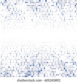 Background of dots, circles and halftones
