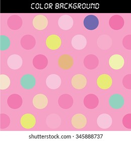 Background dots with many color
