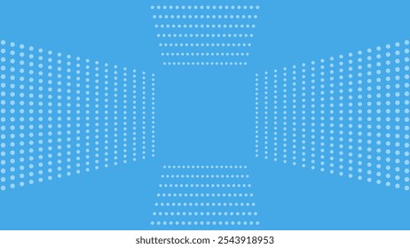 Background Dots In Perspective View Modern Tech Wallpaper