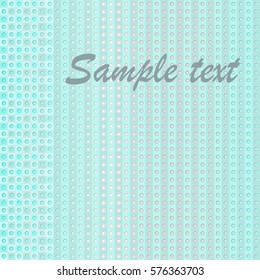 Background dots turquoise color, vector illustration