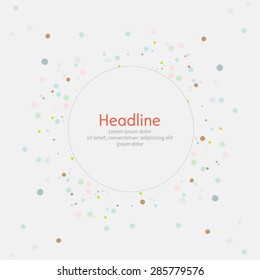 Background. Dots. Vector Illustration.