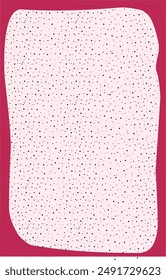 The background of the Dragon fruit Colored white and the seeds are black