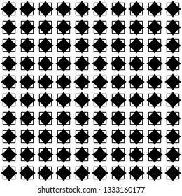 Background drawing of a rhombus with a square on white