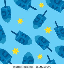 background of dreidel games traditional vector illustration design