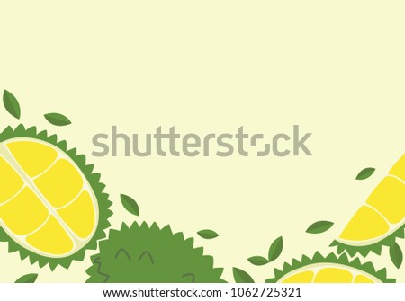 background durian design.