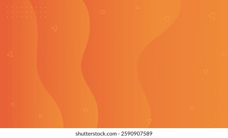 Background | Dynamic, abstract and trendy orange