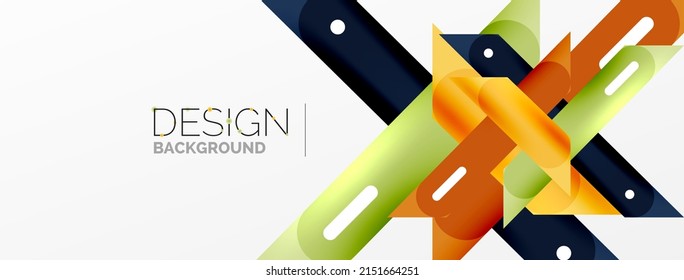 Background dynamic lines geometric wallpaper. Stripes composition vector illustration for wallpaper banner background or landing page