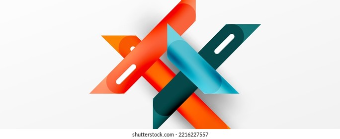 Fondo de pantalla geométrico de líneas dinámicas de fondo. Dibujo vectorial de composición de bandas para fondo de banner de fondo o página de aterrizaje de papel pintado