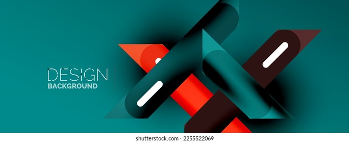 Hintergrunddynamische Linien geometrische Bildschirmhintergründe. Streifenzusammensetzung, Vektorgrafik für Bildschirmhintergrund oder Landeeite