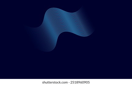  background. Dynamic wave pattern. Modern wavy lines. Futuristic technology concept.